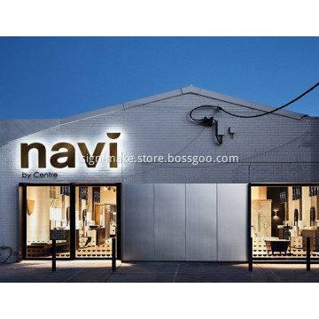Backlit Oversized Wall Letters Giant 3D Letters
